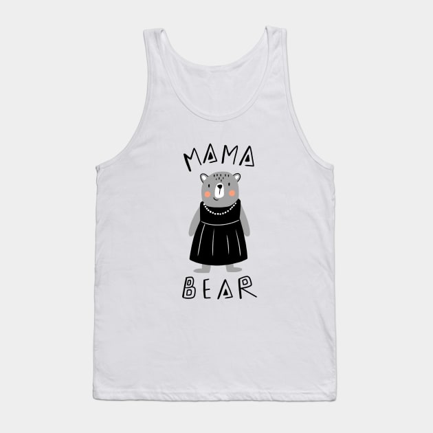 Mama Bear Tank Top by selenophile